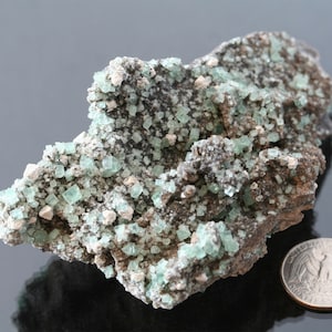 raw green fluorite crystal cluster Rogerley fluorite mineral specimen Diana Maria mine England collector stone natural fluorite cube crystal