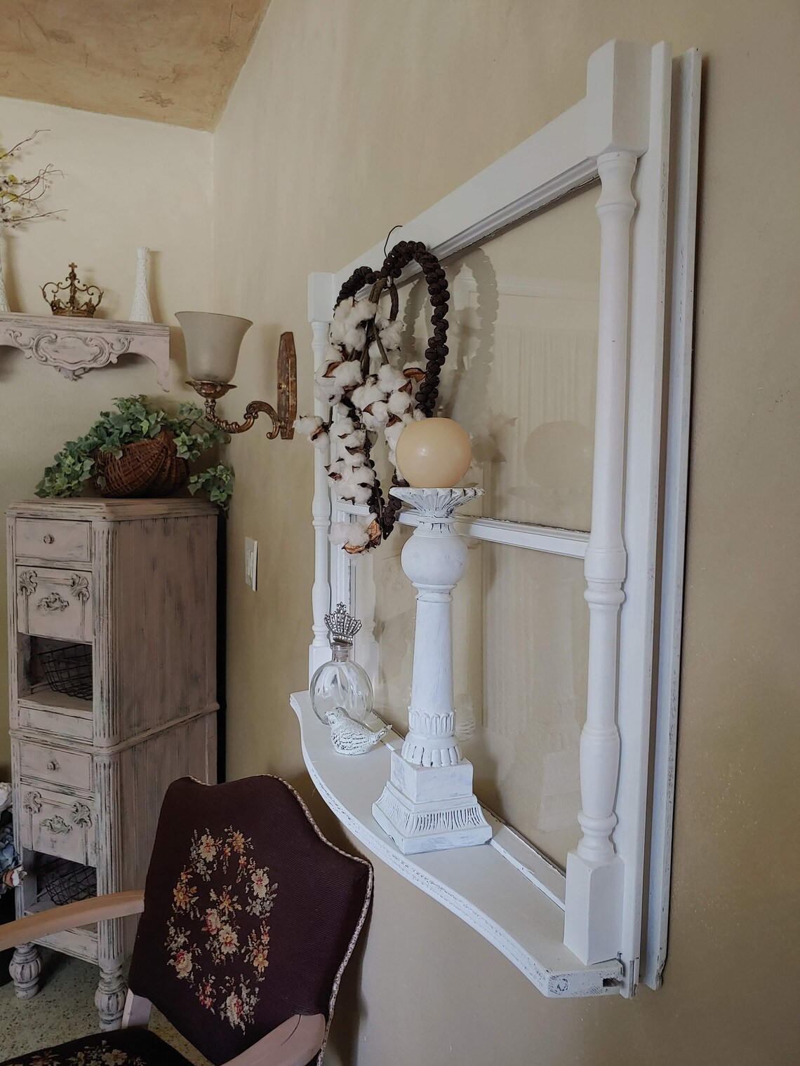 Window Shelf Window Wall Shelf White Window Shelf Shabby Etsy