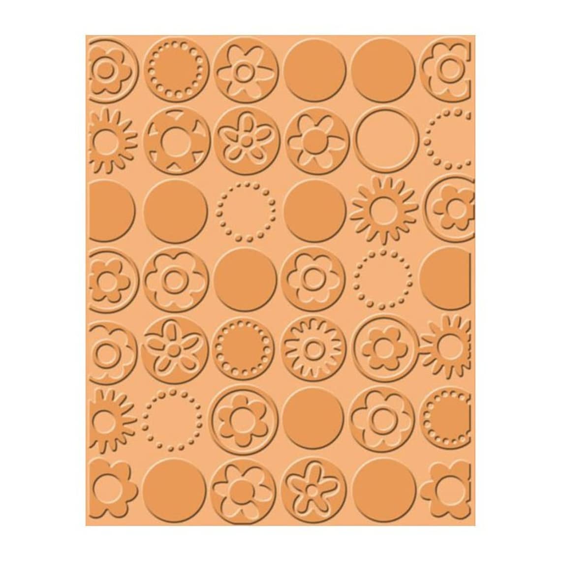 Cuttlebug Embossing Folder Bloom Dots Etsy