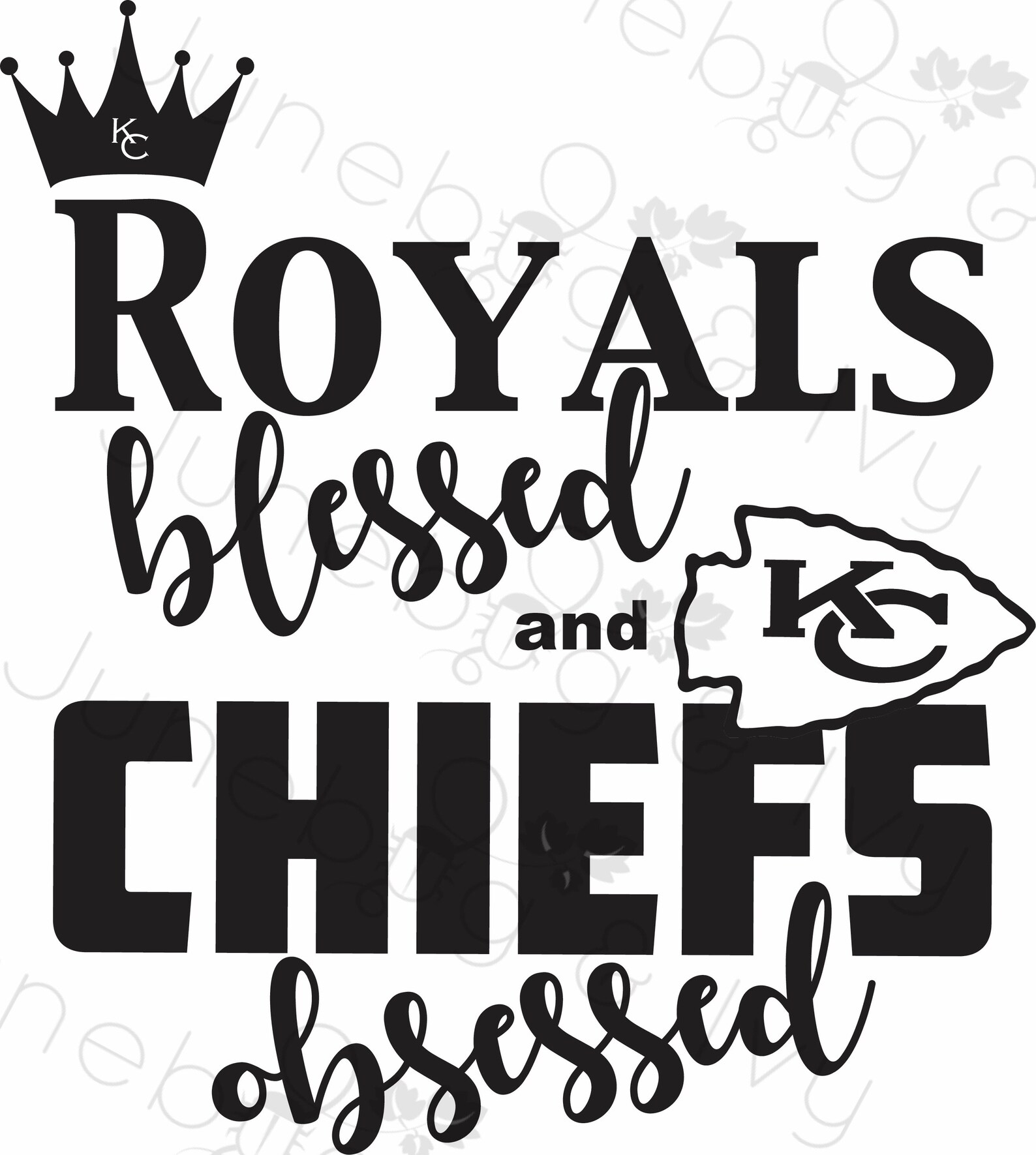 Kansas City Royals Chiefs Digital Arrowhead Crown SVG PNG | Etsy