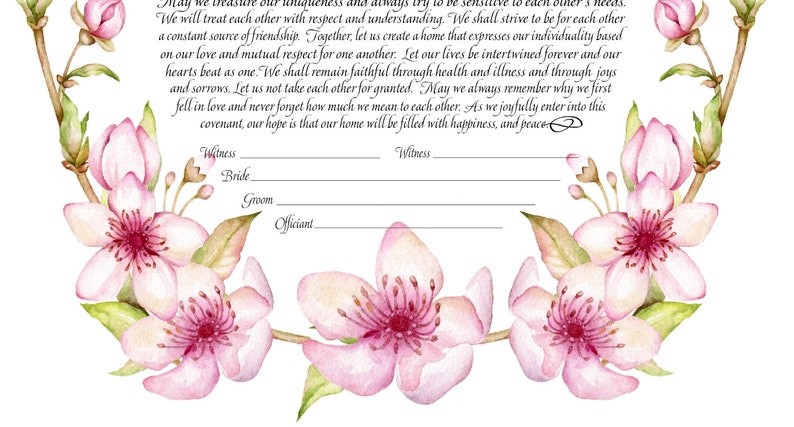 Printable Ketubah Personalization/text Fill-in Included - Etsy