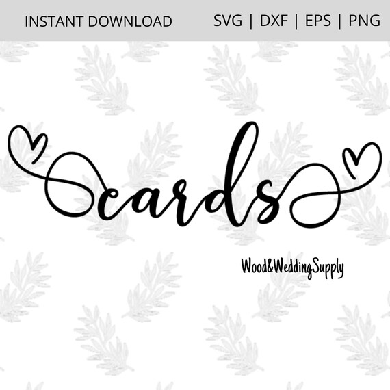 Download Cards Svg Cards Hearts Cut File Card Box Diy Wedding Etsy