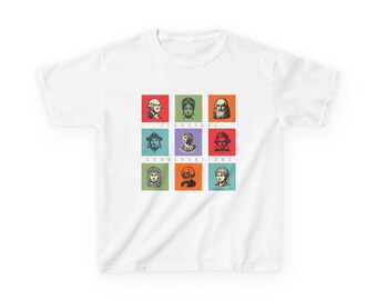 Kids Classical Conversations Famous Figures T-shirt