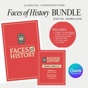Classical Conversations Faces of History Program Bundle