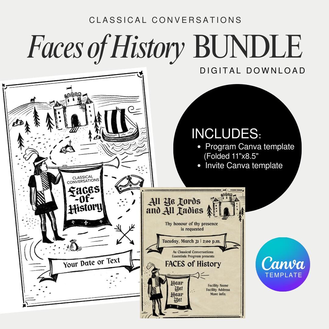 Classical Conversations Faces of History Cycle 2 Program and Digital ...