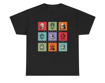 Classical Conversations Famous Figures  Unisex Tee _White Text