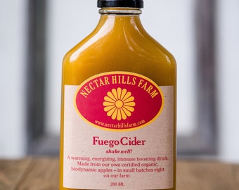 Fuego Cider Handcrafted at our Biodynamic Farm