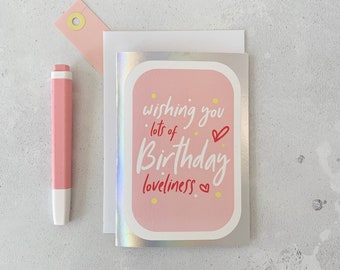 Female Birthday card - Teenage girl Birthday card - Birthday girl card - Card for her - girly birthday card - Happiest Birthday wishes