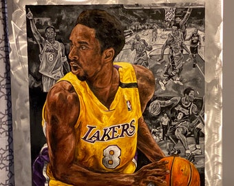 Kobe Bryant  Original Painting and Glicee Prints