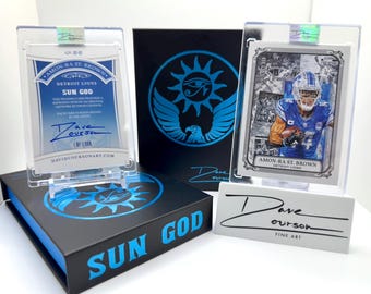 Amon-Ra St. Brown Detroit Lions "Sun God" Trading Card