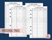 Printed Personal Size Online Purchase Trackers 