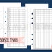 Printed Personal Size Month on Two Pages MONDAY-SUNDAY - Etsy