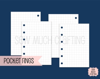 Printed Pocket Size Grid Paper