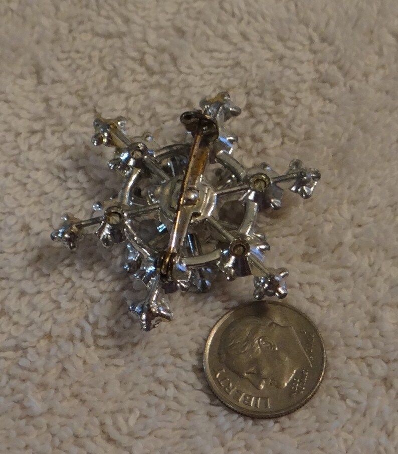 Vintage Snow Flake AB Rhinestones - Etsy