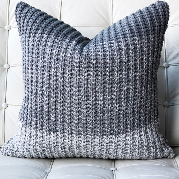 Knit Lumbar Pillow Etsy