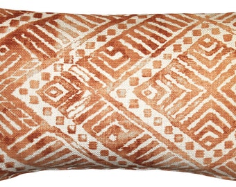 Tangga Orange 12x20 Throw Pillow (Insert Included)