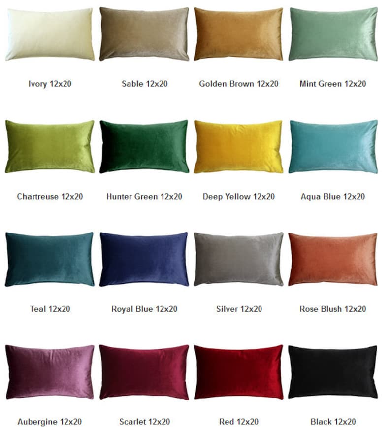 Corona Teal Velvet Pillow 16 in Insert Included 12x20 in 19 in