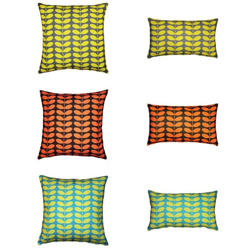 MidCentury Modern Turquoise 12x20 Throw Pillow Insert Etsy