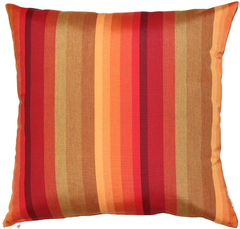 Sunbrella Outdoor 20x20 Striped Pillow insert Included Etsy Canada