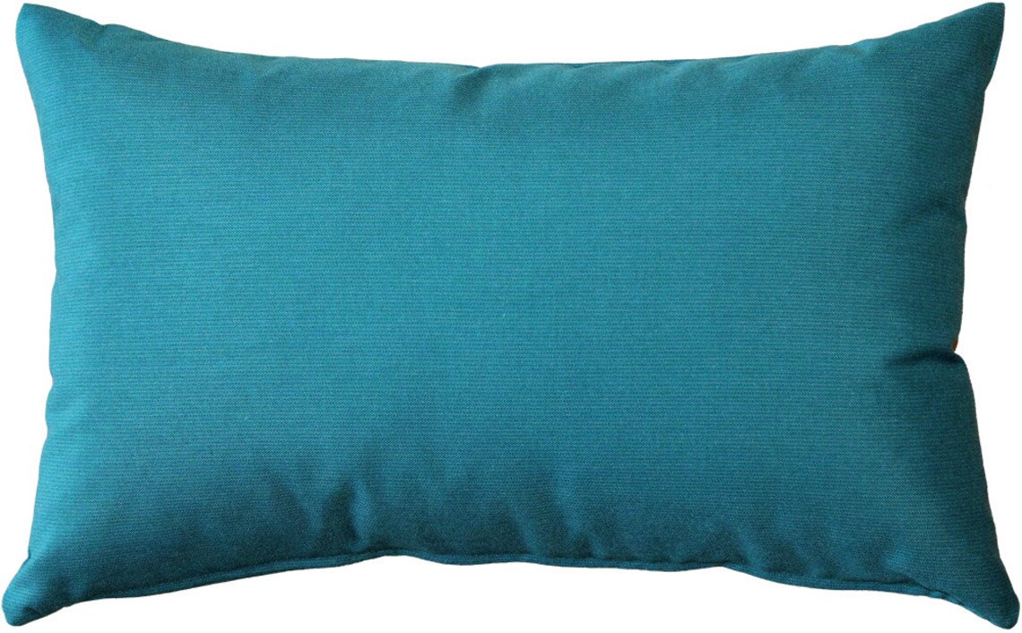 Sunbrella Peacock 11x19 Outdoor Pillow insert Included Etsy