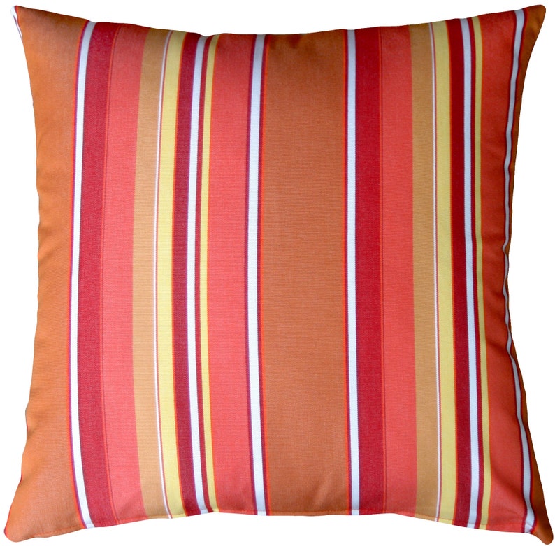 Sunbrella Outdoor 20x20 Striped Pillow insert Included Etsy