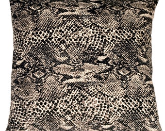 snakeskin throw pillows
