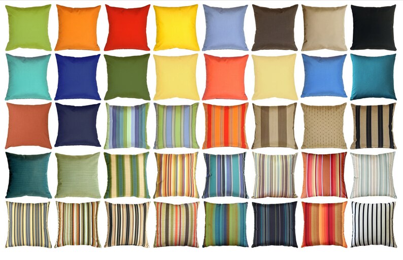 Sunbrella Peacock 11x19 Outdoor Pillow insert Included Etsy