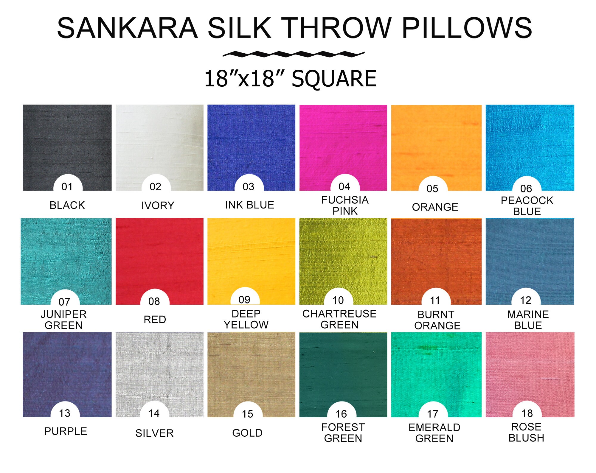 Sankara Deep Yellow Silk Throw Pillow 18x18 - Pillow Decor