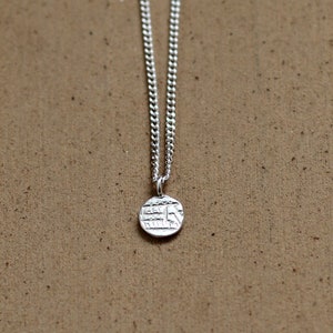 Gold Circle Necklace, Dainty Pendant Necklace, Unique Gold Necklace for Women, Gold Minimalist Jewelry, Minimalist Necklace, Dot Necklace