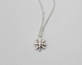 Sternhalskette, Einzigartige Silberkette für Frauen, Himmlischer Schmuck, Minimalist Sternhalskette, Nordsternhalskette, Kleiner Sternhalskette