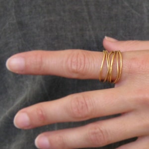 Gold Stacking Ring, Rings Set, Unique Gold Rings, Minimalist Jewelry, Gold Rings Women, Minimalist Rings, Dainty Gold Rings, Asymmetric Ring