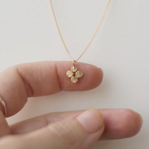 Dainty Gold Necklace, Gold Necklace for Women, Cluster Necklace, Minimalist Jewelry, Unique Gold Necklace, Minimalist Necklace, Dot Necklace