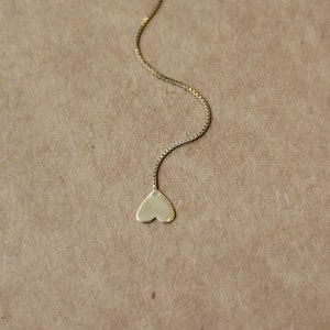 Pendientes minimalistas con forma de corazón, pendientes largos con forma de corazón dorado, pendientes de cadena, pendientes con forma de corazón, pendientes colgantes con forma de corazón, pendientes con alambre, delicados