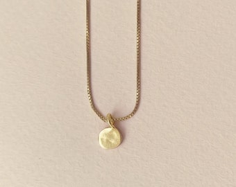 Gold Circle Necklace, Unique Gold Necklace, Dainty Gold Necklace, Gold Necklace for Women, Gold Minimalist Jewelry, Minimalist Necklace