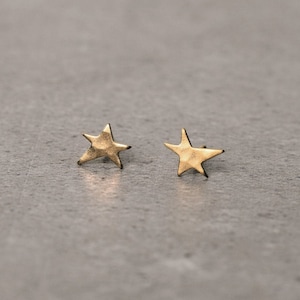Gold Star Studs, Unique Gold Stud Earrings, Celestial Stud, Gold Minimalist Jewelry, Small Studs, Tiny Gold Earrings, Star Stud Earrings