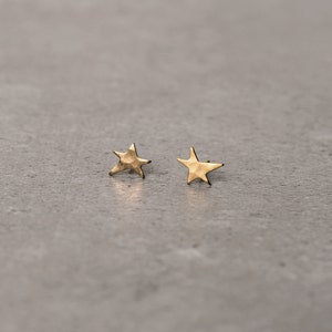 Star Stud Earrings, Celestial Stud Earrings, Unique Gold Stud Earrings, Small Studs, Minimalist Jewelry, Star Post Earrings, Small Studs