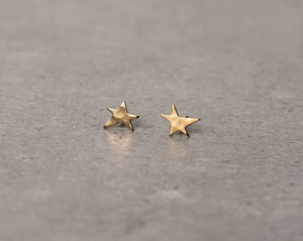Star Stud Earrings, Celestial Stud Earrings, Unique Gold Stud Earrings, Small Studs, Minimalist Jewelry, Star Post Earrings, Small Studs
