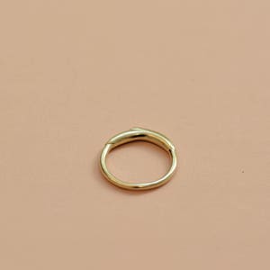 Unique Gold Ring, Gold Ring for Women, Stacking Ring, Minimalist Jewelry, Wedding Ring for Women, Unisex Ring, Minimalist Ring, Liquid Ring image 5