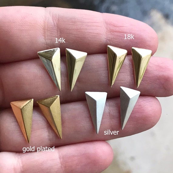 Geometric Triangle Studs Geometric Triangle Studs
