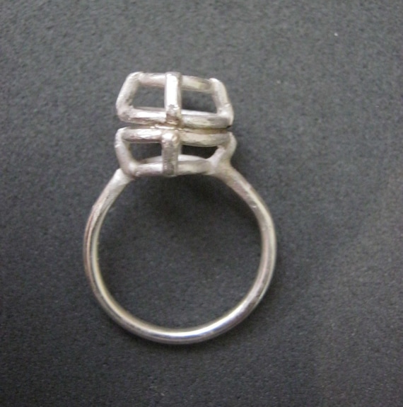Items similar to silver ring, novelty ring, hand made jewelry