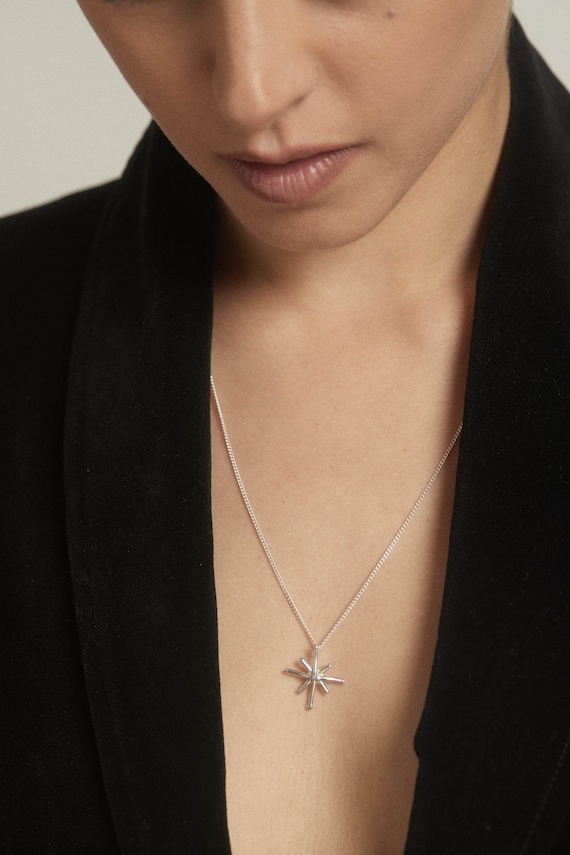 ネックレス・ペンダント TATIANA Star Mirror Ball Necklace BFT183 Butterfly Teardrop Zircon Pendant with Crushed Stone