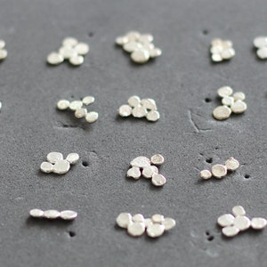 Silver Stud Earrings, Unique Stud Earrings, Hand Made Jewelry, Tiny Stud Earrings, Mix n Match Earrings, Everyday Studs, Single Stud Earring