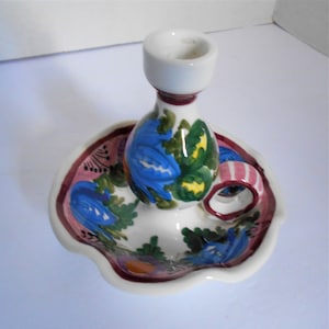 Vintage Candle Holder Made In Skyros Greece - Free Domestic Shipping