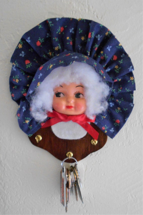 Hand Made Doll's Face Key Holder Rack Free Domestic Etsy