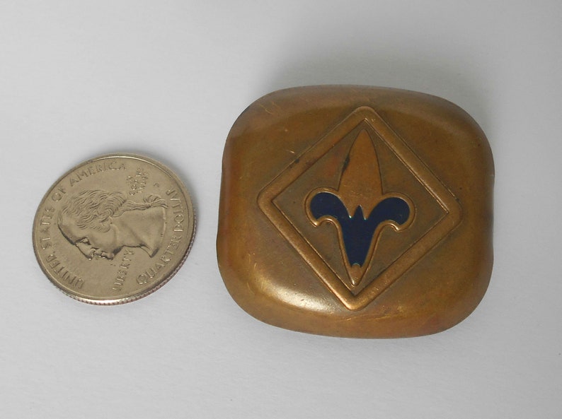 Vintage Brass Boy Scout Neckerchief Slide WEBELOS Free Etsy