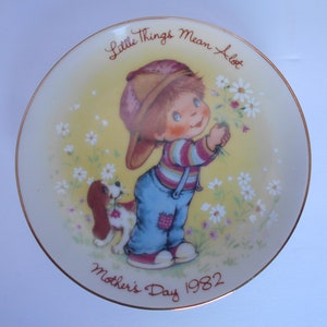 Muttertag Avon Porzellan 1982 Sammelteller - KOSTENLOSER VERSAND - Kostenloser Inlandsversand!
