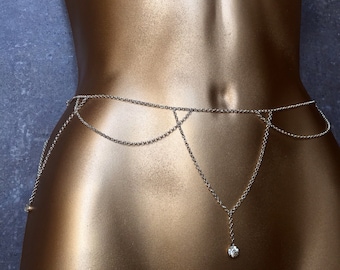 Silver/Gold Aphrodite Waist Chain - Belly Chain - Body Chain - Sexy Jewelry - Spring Break Jewelry- Sexy Lingerie - Gifts for Her