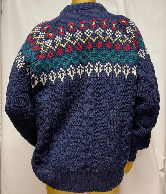 Oak Hall Vintage Multi Sweater size L - image 6