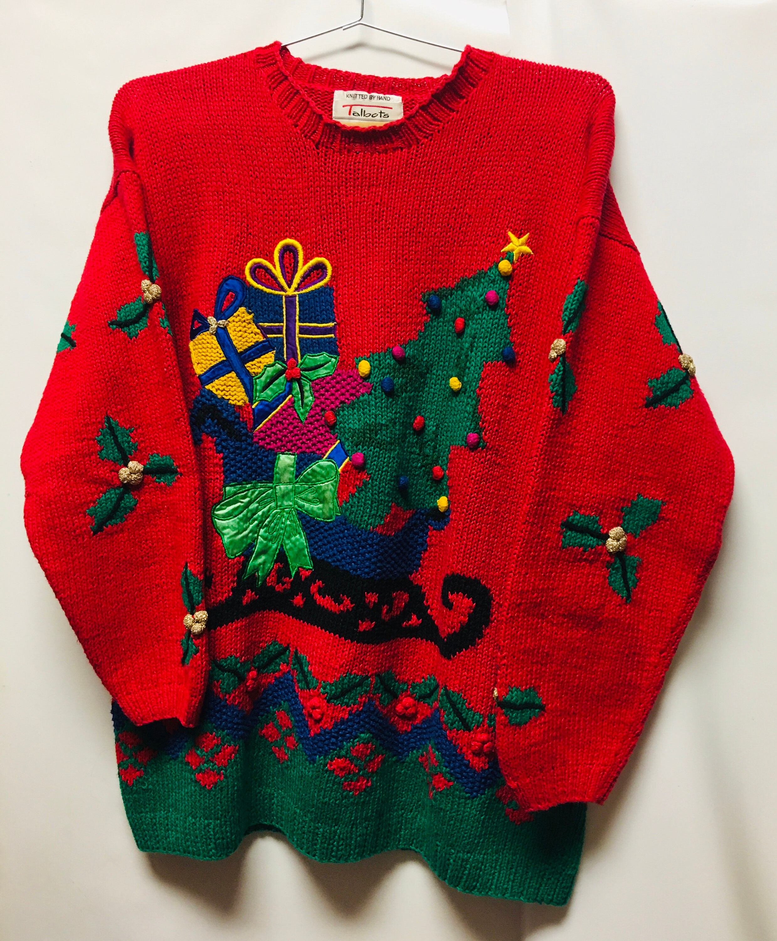 talbots christmas sweater