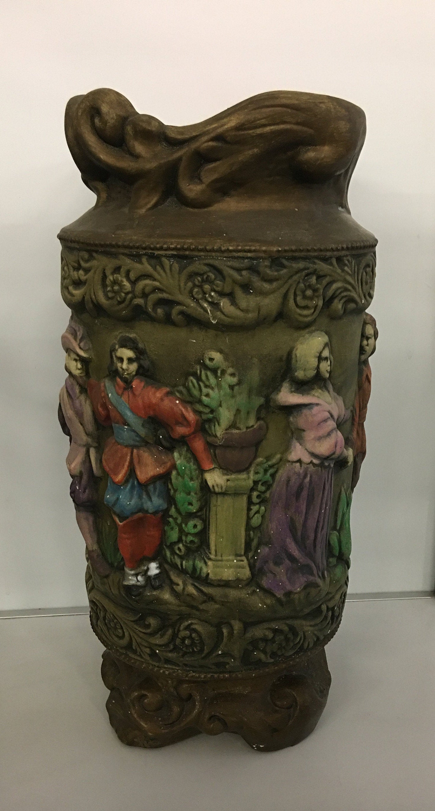 Vintage 18th Century Embossed Vase